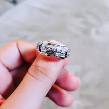 nişan üzükleri: Nişan, Üzük, Sarı qızıl, 750 Əyar, Brilyant, 0.26-0.50 Karat — 3