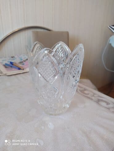 gül qutusu: Temizqatqisiz Xrustal Konfet qabi 2 eded. Tek -tek de satilir.Hec — 3