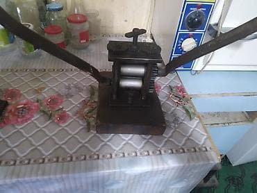 Metall üçün əl ilə işləyən vals (press) aparatı - İki tərəfli uzun