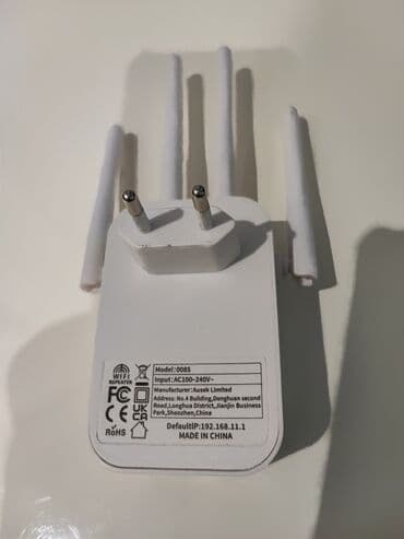 Mətbəx texnikası: Wi‑Fi Repeater - 4 ədəd antena – siqnalın əhatə dairəsini — 3