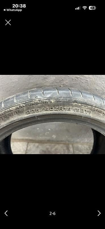 yuk masinlari: Şin Dunlop 225 / 40 / R 18 — 2