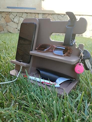 dolma sekilleri: Masaüstü təşkilatçı/stant - Telefon üçün şaquli dayaq və kabel üçün — 2