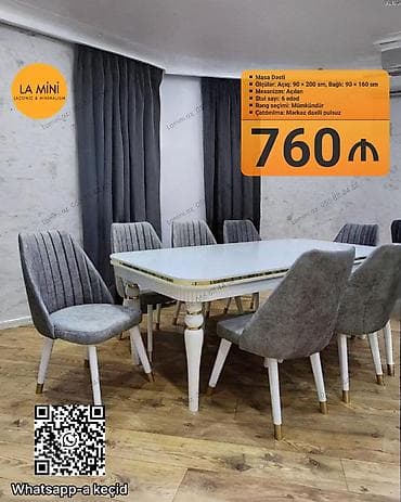 mini tortlar: Açılan, 6 stul — 1