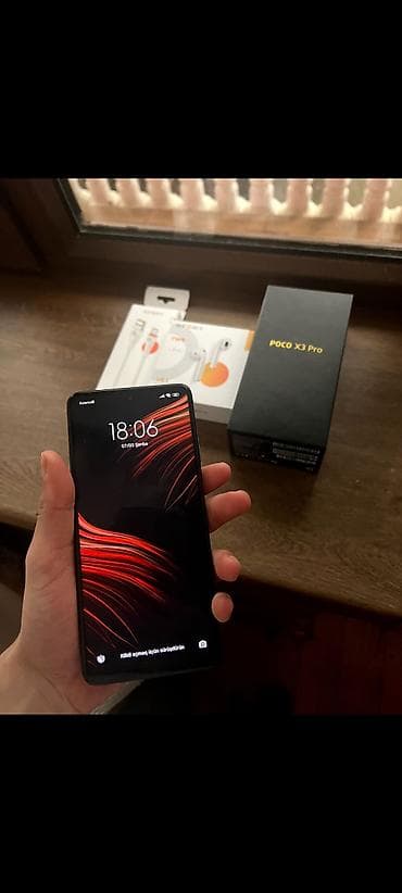 iphone x kabrolar: Poco X3 Pro, 256 GB, rəng - Boz, Sensor — 2