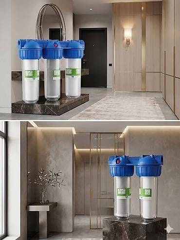 Üçmərhələli və ikimərhələli su təmizləmə filtrləri - Təyinat: Mənzil