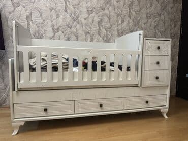 uşaq beşiyleri: Oğlan və qız üçün, İşlənmiş, Dördbucaq, Beşik, Dəstsiz, Matrassız, Yellənmə mexanizmsiz — 2