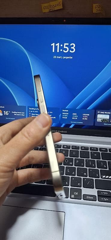 telfon j2: IPhone 15 Pro, 128 GB, Gümüşü, Face ID — 4