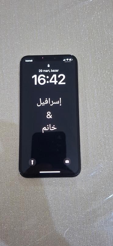 x printer: IPhone X, 256 GB, White Titanium, Face ID — 2