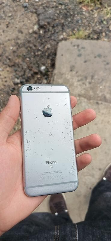 irşad iphone 13 pro 128: IPhone 6s, 64 GB, Gümüşü, Barmaq izi — 1