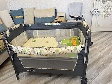 uşaq manejləri: VAVA uşaq beşik–maney (portativ playpen) - Ölçü: təxmini 100×60 sm — 8