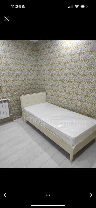 tek yataqlar: Yeni, Təknəfərlik çarpayı, Bazasız, Matras ilə, Azərbaycan — 2