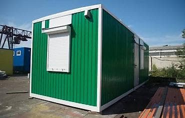 Konteynerlər: Iki mərtəbəli modul/konteyner ev - Konstruksiya: metal karkas — 4