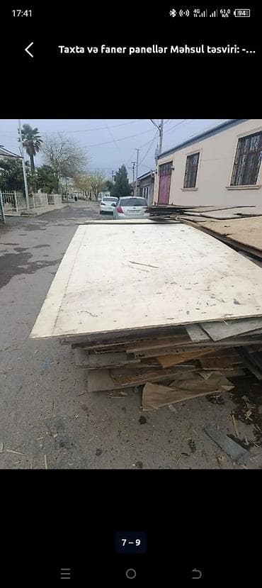 pol taxdası: Taxta və kontrplak materialları Məhsul təsviri: - Şəkillərdə — 6