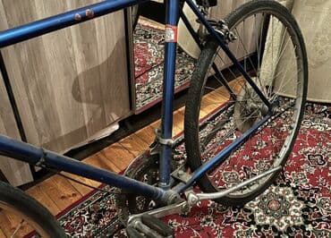 скоростной велик: Klassik yol tipli velosiped - Rəng: mavi, polad çərçivə - Təkərlər — 1