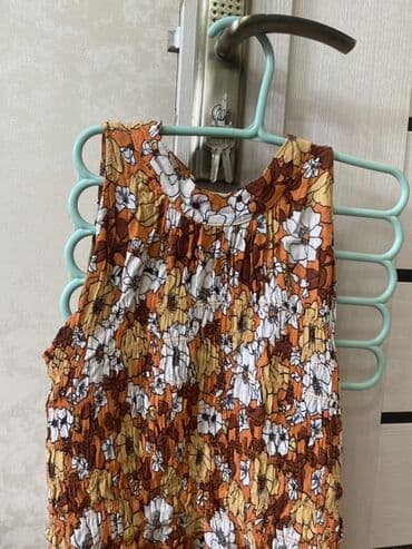 Üst geyimləri: Yaz-yay mövsümü üçün nəzərdə tutulmuş, çiçək naxışlı, narıncı, ağ və — 1