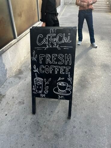 Вода: Taxta Reklam löhvesi. Tebaşirle yazıb silmek olur. Yaxşı veziyetdedir — 1