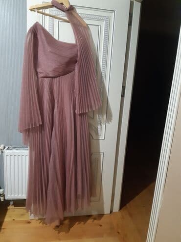 14 yasli qizlar ucun toy donlari: Zərif axşam/gecə libası - Rəng: toz gül (pudra-çalarlı çəhrayı) - — 1