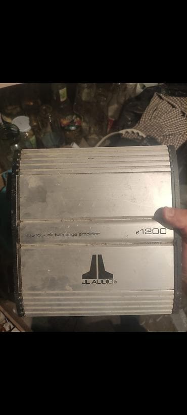 JL Audio e1200 – monoblok full-range avtomobil gücləndiricisi