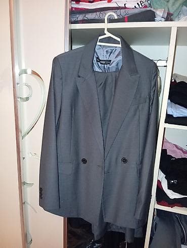 kişi koftası: Kostyum, Demisezon, rəng - Boz — 2