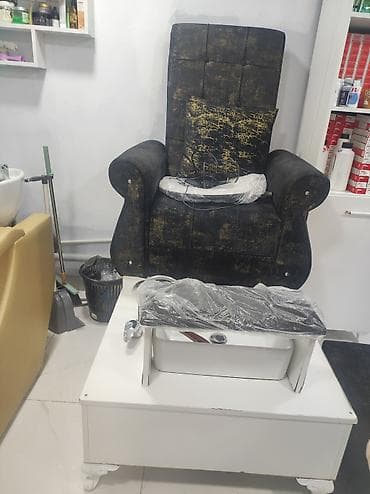 Salon, tibbi mebel dəsti: Pedikür kreslosu və vannası dəsti - Komplekt: yüksək arxalı rahat — 1