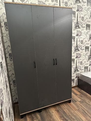 şifonerlər islenmis: Yeni, 4 qapılı, Güzgülü, Boz, Digər material, Açılan, Düz dolab — 5