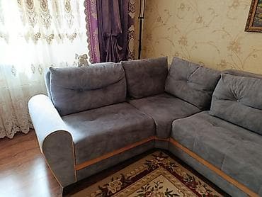 servant mebel: Künc divan, Açılmayan, Bazasız, Vеlur parça — 3