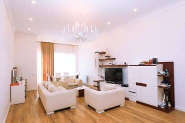 7ci mikrorayonda kiraye evler: Həzi Aslanov qəs. 6 otaqlı, 415 kv. m, Yeni təmirli — 2