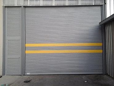 msb avtomatik qapilar: Sənaye tipli avtomatik jalüz qapı - Material: möhkəm metal lamellər — 1