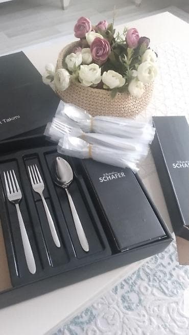 sumqayitda don: Schafer Solid 60 Parça qaşıq çəngəl dəstiSchafer qasiq desti 🌀 12 — 2