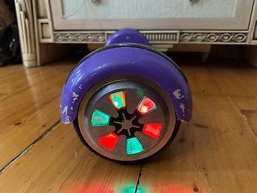 hoverboard ikinci el: Özünü tarazlayan elektrikli hoverboard/skuter - Rəng: bənövşəyi, qara — 3