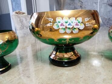 meyvə qablari: 3 hissəli dekorativ qab dəsti 3 birlikdə 50 ₼ — 3