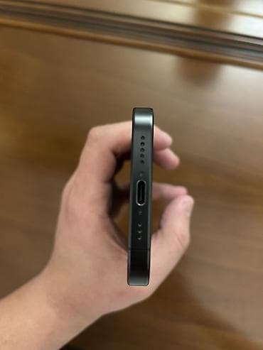 iphone 17 pro max qiyməti: IPhone 15 Pro, 128 GB, Qara, Face ID — 5