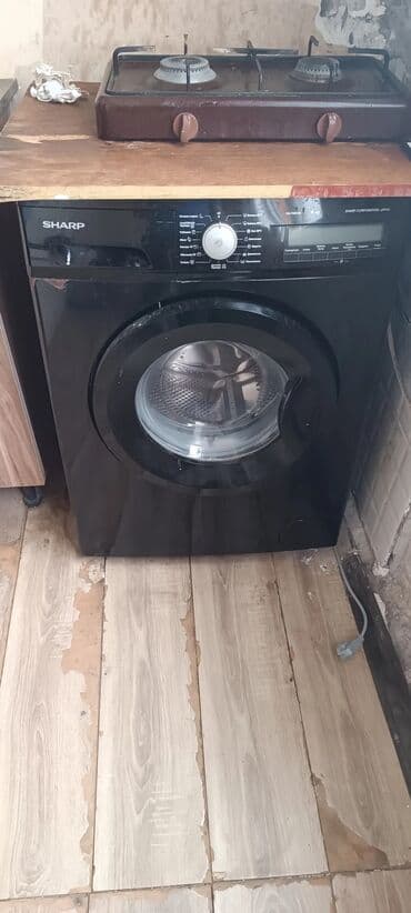 стиральная машина под столешницу на кухне: Məhsul: SHARP avtomat paltaryuyan maşın Xüsusiyyətlər: - Ön — 2