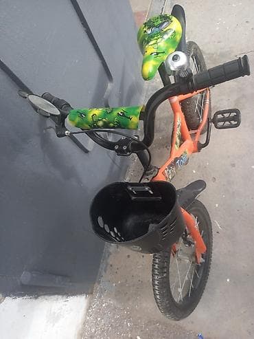 velosiped usaqlar ucun: Uşaq velosipedi – Toba, 16" - Rəng: narıncı - Çərçivə: polad - — 3