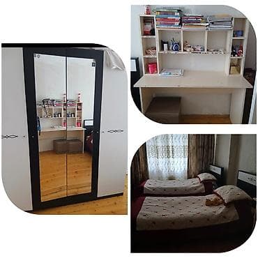 Aysel Sumqayıt 🌺 Gənc otağı mebeli Dolab, yazı masası,2 çarpayı — 1