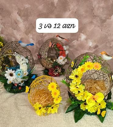 Şəkillər, tablolar: Dekorativ əl işi kompozisiyalar - Mini kənd həyəti maketi – əl — 6