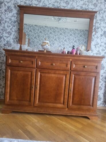 tek stolar: İşlənmiş, Açılan, 3 qapılı Düz dolab, Servant — 2