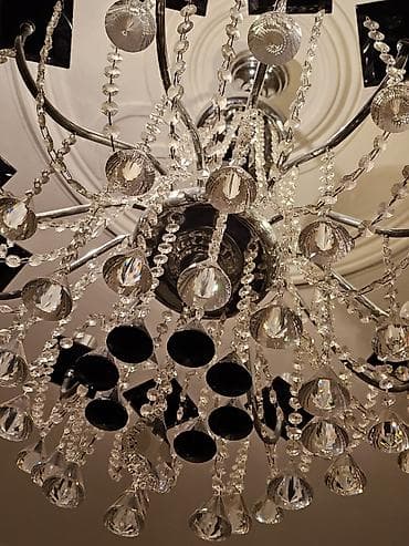 İşıqlandırma: Çılçıraq, 8 lampa, Metal — 3
