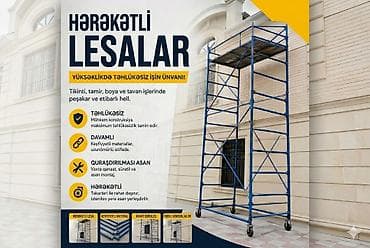 stepler böyük: Məhsul: Hərəkətli lesa (skafold) Təsvir: - Tikinti, təmir, boya və — 1