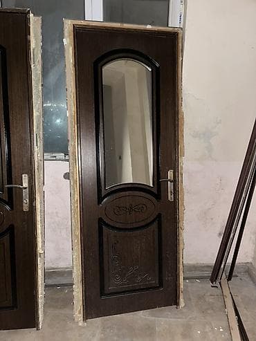 iwlenmiw qaplar: Qonaq otağı üçün İşlənmiş Otaq qapısı 90x210 sm Zamok ilə, Zəmanətsiz, Pulsuz quraşdırma, Ünvandan götürmə — 2