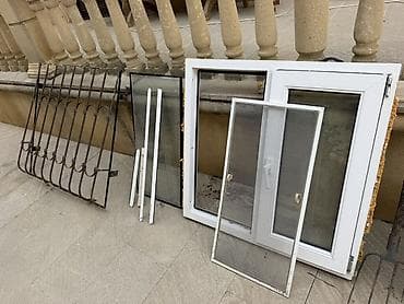 nar sekili: İkiqat şüşə paketi Plastik pəncərə, Еni: 115 sm, Uzunluğu: 95 sm — 4