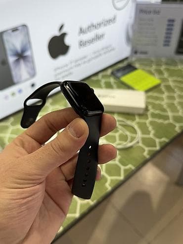 apple watch 44: Smart saat, Apple, Sensor ekran, rəng - Qara — 3