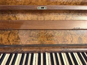piano mahnilari: J.G. Vogel & Sohn upright pianino - Marka/model: J.G. Vogel & — 5