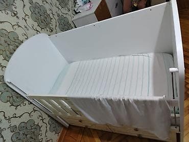 yataq ucun matraslar: Oğlan və qız üçün, İşlənmiş, Dördbucaq, Beşik, Dəst ilə, Matras ilə, Yellənmə mexanizmsiz — 2