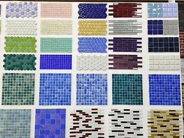 paneli: Mozaik kafel kolleksiyası – geniş rəng və forma çeşidi - Material — 1
