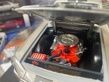 metbex tavan modelleri: Коллекционная модель SHELBY MUSTANG GT500KR silver 1968 Road — 18