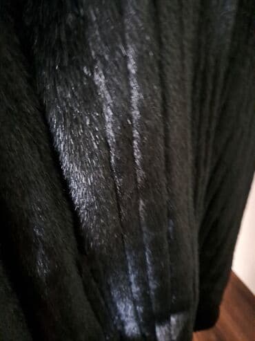 dələ xəzindən qadın şubası: Kürk, 2XL, rəng - Qara — 3