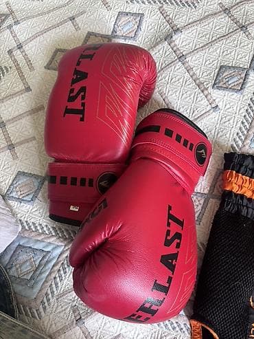 boks torba: Boks əlcəkləri – Everlast, qırmızı rəng - Model: Everlast məşq və — 1