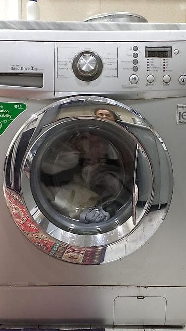 Paltaryuyan maşın LG, 8 kq, Avtomat, Qurutmasız, Kredit yoxdur