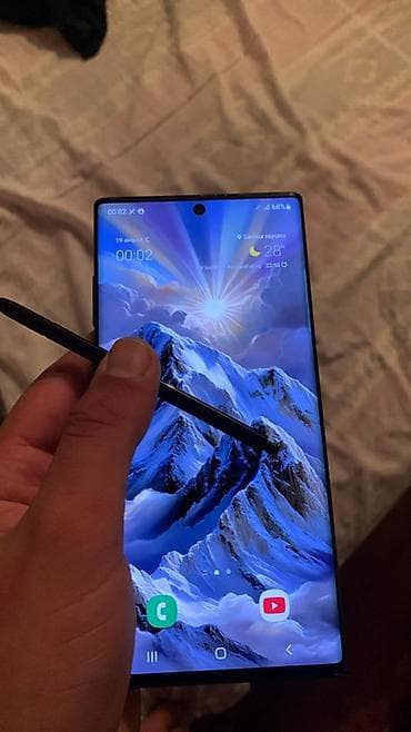 iphone 8 silver: Samsung Note 10, rəng - Qara, Barmaq izi — 1